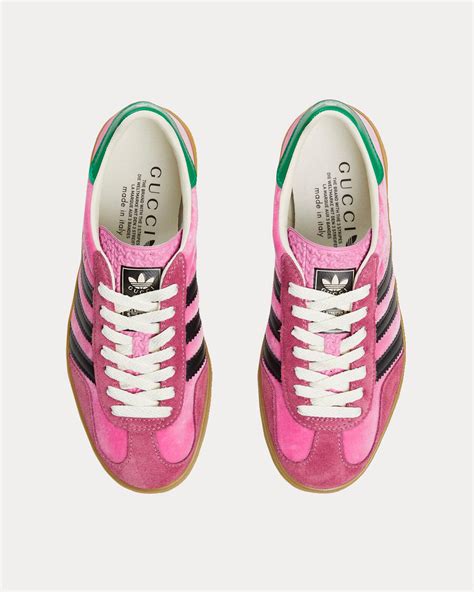 gazelle adidas gucci pink|gucci x gazelle pink velvet.